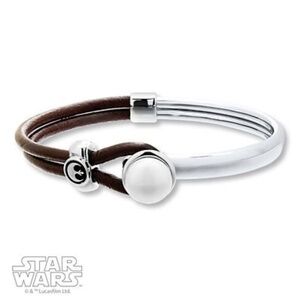 Kay Jewelers Rebel Alliance Pearl and Leather bracelet